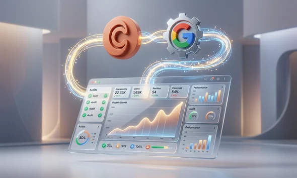 Integración entre Claude y Google Search Console mediante MCP con panel analítico SEO