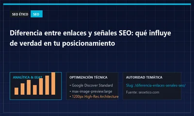 Diferencia entre enlaces y señales SEO