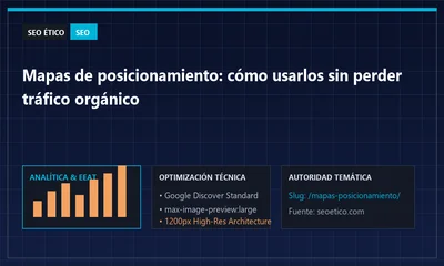 Persona analizando Mapas de posicionamiento en una pantalla con un gráfico de estrategia empresarial