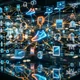 Visual de online shopping data para ilustrar un artículo sobre product graph ecommerce y cómo conecta el catálogo