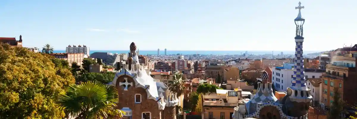 Una vista panorámica de Barcelona