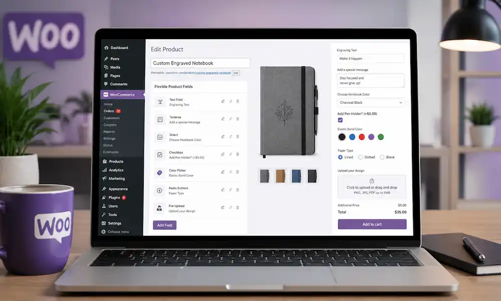Descargar flexible product fields pro woocommerce sin riesgo