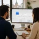 dos empleados con campañas de Google Ads