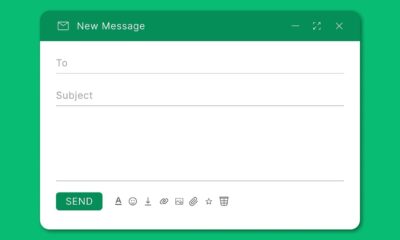 Ejemplo visual para gestionar los correos electronicoas de los ajustes de woocommerce: una interfaz de bandeja de entrada de correo electrónico en pantalla